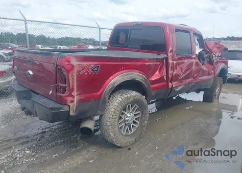 2015 Ford F-250 Lariat z USA, uszkodzony, nr VIN 1FT7W2BT3FEB03117